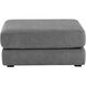 Harmony 16.5 inch Danny Dark Grey Modular Ottoman